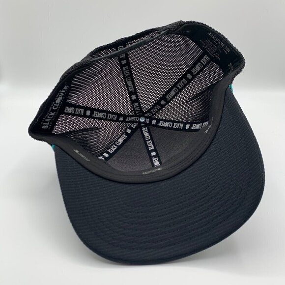 Black Clover Live Lucky Black Xander Snapback Trucker Hat New - Picture 4 of 6